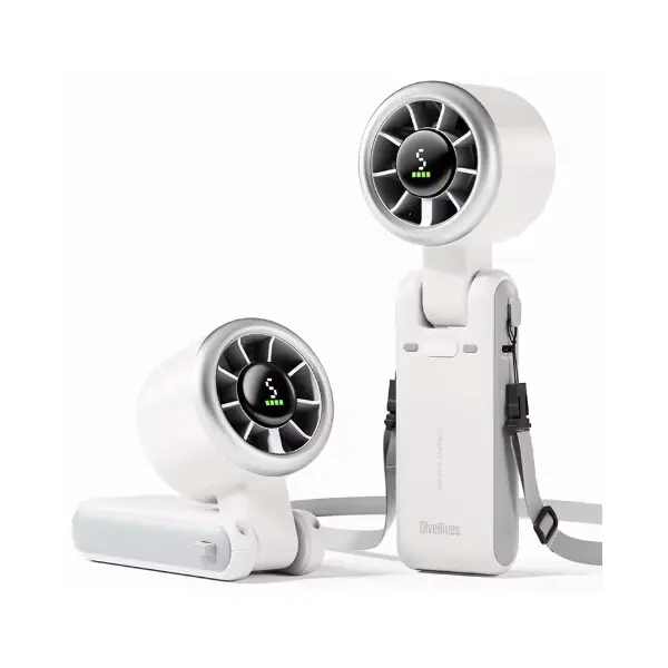 USB-ladattava Mini Turbo Handheld tuuletin